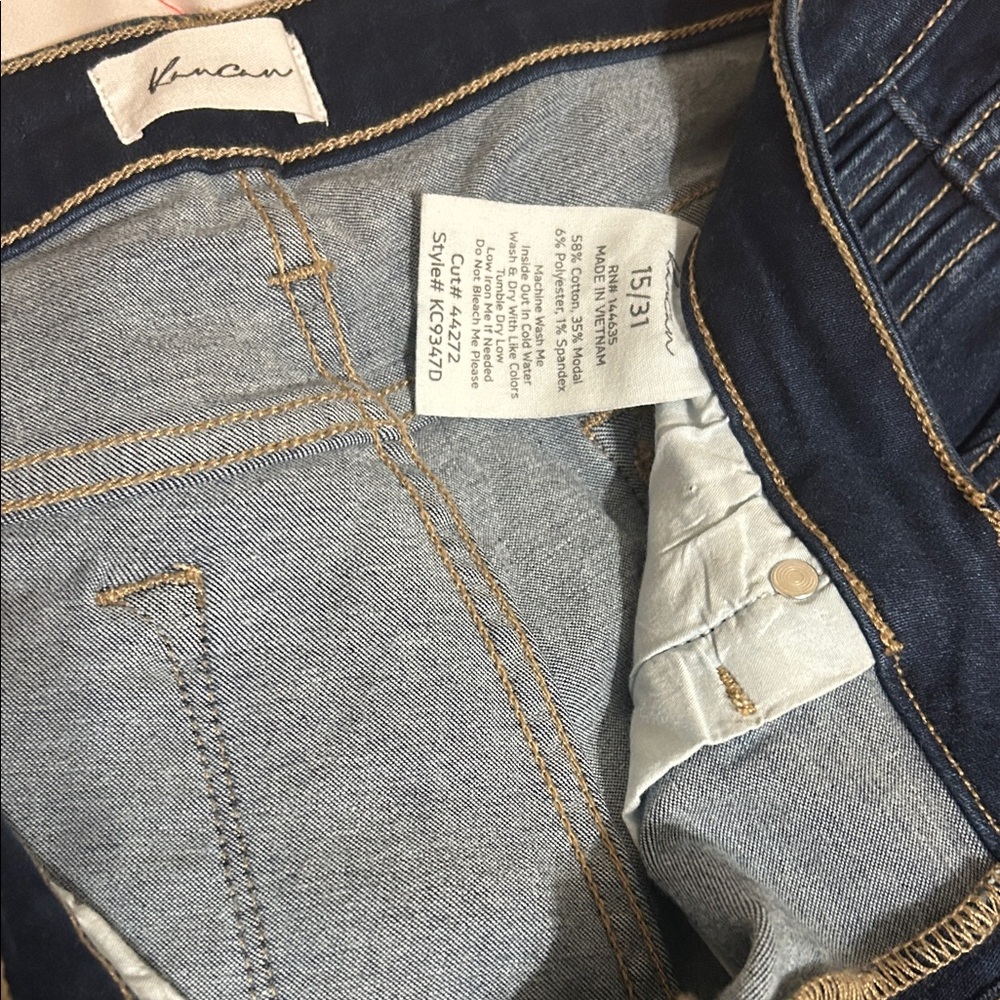 KanCan Two-Tone Blue Women's Jeans
